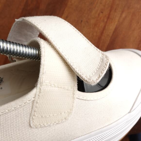 Keds Shoes Womens Size 7 Cream Mary Jane Canvas Platform Sneakers Casual Neutral - Picture 11 of 13